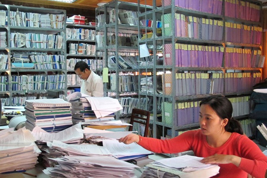 Lưu trữ, quản lý hồ sơ tài liệu thủ công ngày càng trở nên bất cập